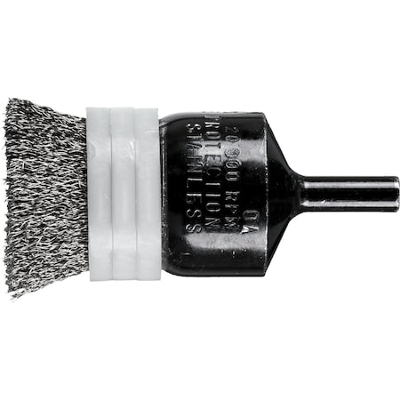 Pferd End Brush, Banded Crimped, .006SS Wire, 1 83030